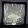 acrilico grabado laser efecto espejo iluminado led light box