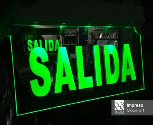 Salida de Emergencia Led