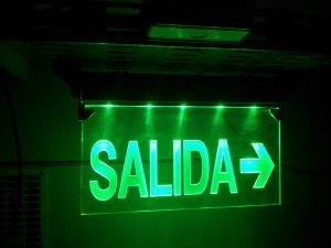 Salida de Emergencia Led