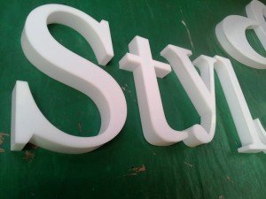 Letras volumetricas en acrílico con o sin led