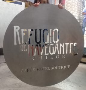 stencil calado plancha galvanizada