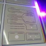 impresion UV sobre placa pintura electostatica