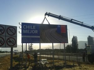 instalación letrero caminero, letrero, letreros