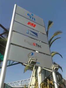 letrero totem