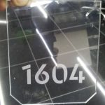 señaletica acrilico transparente impreso UV efecto espejo